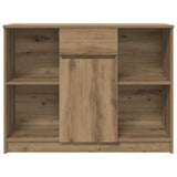 Sideboard with Drawer Artisan Oak 101x35x76 cm Engineered Wood 861570