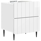 Bedside Cabinet 2 pcs High Gloss White 43 x 34.5 x 49.5 cm 894304