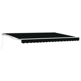 Manual Retractable Awning Black 4 x 3 m 3420261