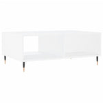 ZNTS Coffee Table White 90x60x35 cm Engineered Wood 827052