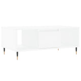 Coffee Table White 90x50x36.5 cm Engineered Wood 830580