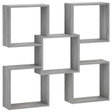 Wall Shelf Grey Sonoma 99.5 x 17 x 91 cm Engineered Wood 8014973