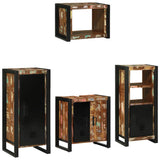 Bathroom Furniture Set 4 pcs Multicolour Solid Reclaimed Wood 3305677
