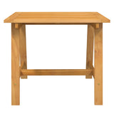 Garden Dining Set Brown Solid Acacia Wood Medium Durable 3087122