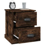 Bedside Cabinets 2 pcs Smoked Oak 39x39x47.5 cm Engineered Wood 816155