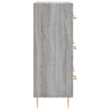 Sideboard Grey Sonoma 69.5x34x90 cm Engineered Wood 827842