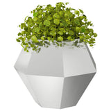 Planter Silver 75 x 75 x 60 cm Galvanised Steel 884048