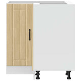 Kitchen Corner Base Cabinet Lucca Sonoma Oak Engineered Wood 853750