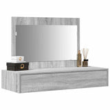 Dressing Table Grey 100 x 40 x 70 cm Engineered Wood 865213