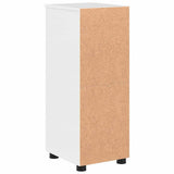 Bathroom Cabinet with Drawer High Gloss White 30 x 35 x 80 cm 883328