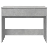 Dressing Table with Mirror Concrete Grey 100x45x76 cm 840698