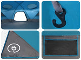 Dome Tent with Removable Rainfly Blue 8-Person 42017377