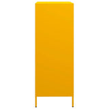 Highboard Mustard Yellow 68x39x101.5 cm Steel 851223