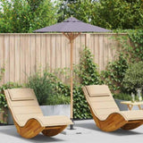 Garden Parasol Dark Grey 150 x 210 cm Bamboo 4108084