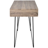 Desk with 2 Compartments Grey 20136