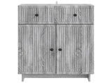 Sideboard Grey Sonoma 66 x 34.5 x 90 cm Engineered Wood 893951