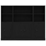 Highboard Black Oak 132 x 35.5 x 103.5 cm Engineered Wood 3333077