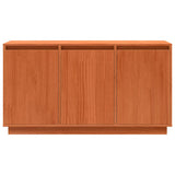 Sideboard Brown Oak 111 x 34 x 60 cm Solid Pine Wood 869880