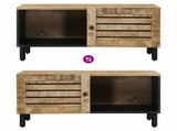 Coffee Table Natural 80 x 50 x 40 cm Solid Mango Wood 4018848