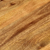 Table Top 140x50x2.5 cm Oval Solid Wood Mango 370149
