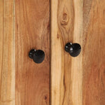 2 Piece Bathroom Furniture Set Solid Wood Acacia 3200634