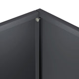 Garden Planter 2 pcs Anthracite 50 x 20 x 75 cm 8005461