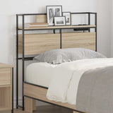 Storage Headboard with Shelf Sonoma oak 75 cm Engineered wood 859611
