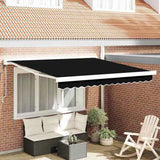 Awning Black 300 x 250 x 165 cm Polyester and Aluminium 3330046