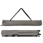 Folding Camping Bed Folding Grey 206 x 76 x 74 cm Oxford fabric 42003165