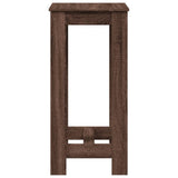 Bar Table Brown Oak 51x50x103.5 cm Engineered Wood 854406