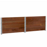 Pallet Collars 3 pcs Brown 100x100 cm Solid Wood Pine 3295377