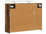 Bathroom Mirror Cabinet Old Wood 63.5 x 16 x 62.5 cm 889165