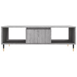 Coffee Table Grey Sonoma 104x60x35 cm Engineered Wood 827082