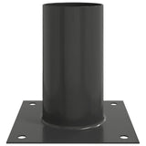 Round Ground Anchor 12 pcs Anthracite 15 x 15 x 15 cm Metal 42030127
