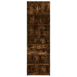 Storage Cabinet Smoked Oak 70x42.5x225 cm Engineered Wood 3281340