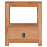 bedside Cabinet 40x30x50 cm Solid Teak Wood 287228