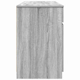 Desk with Drawer Grey sonoma 140 x 49 x 76 cm Engineered wood 3328512