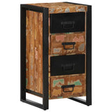 Drawer Cabinet Multicolour 40x40x75 cm Solid Wood Reclaimed 4013582