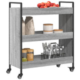 Kitchen Trolley Grey Sonoma 70x30x82 cm Engineered Wood 842319