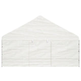 Gazebo with Roof White 11.15x5.88x3.75 m Polyethylene 3155497