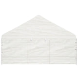 Gazebo with Roof White 11.15x5.88x3.75 m Polyethylene 3155497