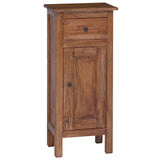 Plant Stand with Drawer Brown 36 x 25 x 80 cm Mahogany Wood 42012415
