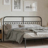 Metal Replace Headboard Black 180 cm 376636