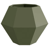 Planter 2 pcs Olive Green 75 x 75 x 60 cm Steel 884045