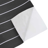 Boat Mat Striped Dark Grey and White 240 x 90 cm EVA 42046771