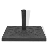 Parasol Base Resin Square Black 19 kg 43659