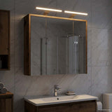 Bathroom Mirror Cabinet Old Wood 63.5 x 16 x 62.5 cm 889165