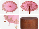 Balinese Parasol with Base 2 pcs Pink 3433034
