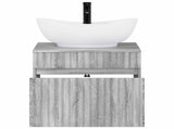 Bathroom Furniture Set Grey Sonoma Engineered Wood 3404316