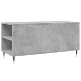 Coffee Table Concrete Grey 102x44.5x50 cm Engineered Wood 830992